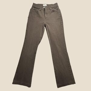 French Dressing Jeans Jeans Womens 4 Olivia Flare Brown Stretch Office 200063R